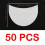 (Off White, 2 sets ) Disposable Eyeliner Shield, 50pcs/set Eye Shadow Shield, Eye Makeup Shield Pad, Makeup Protector Patch, Eyelash Extension Shield Patches 2