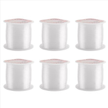 0,2 mm diameter transparante nylon visvislijn spoel kralenkoord