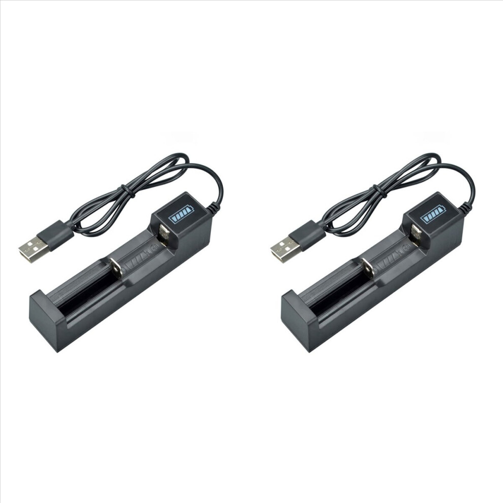 Battery Charger Usb 1 Slot Universal Quick Charging For 18650 26650 4852508246314