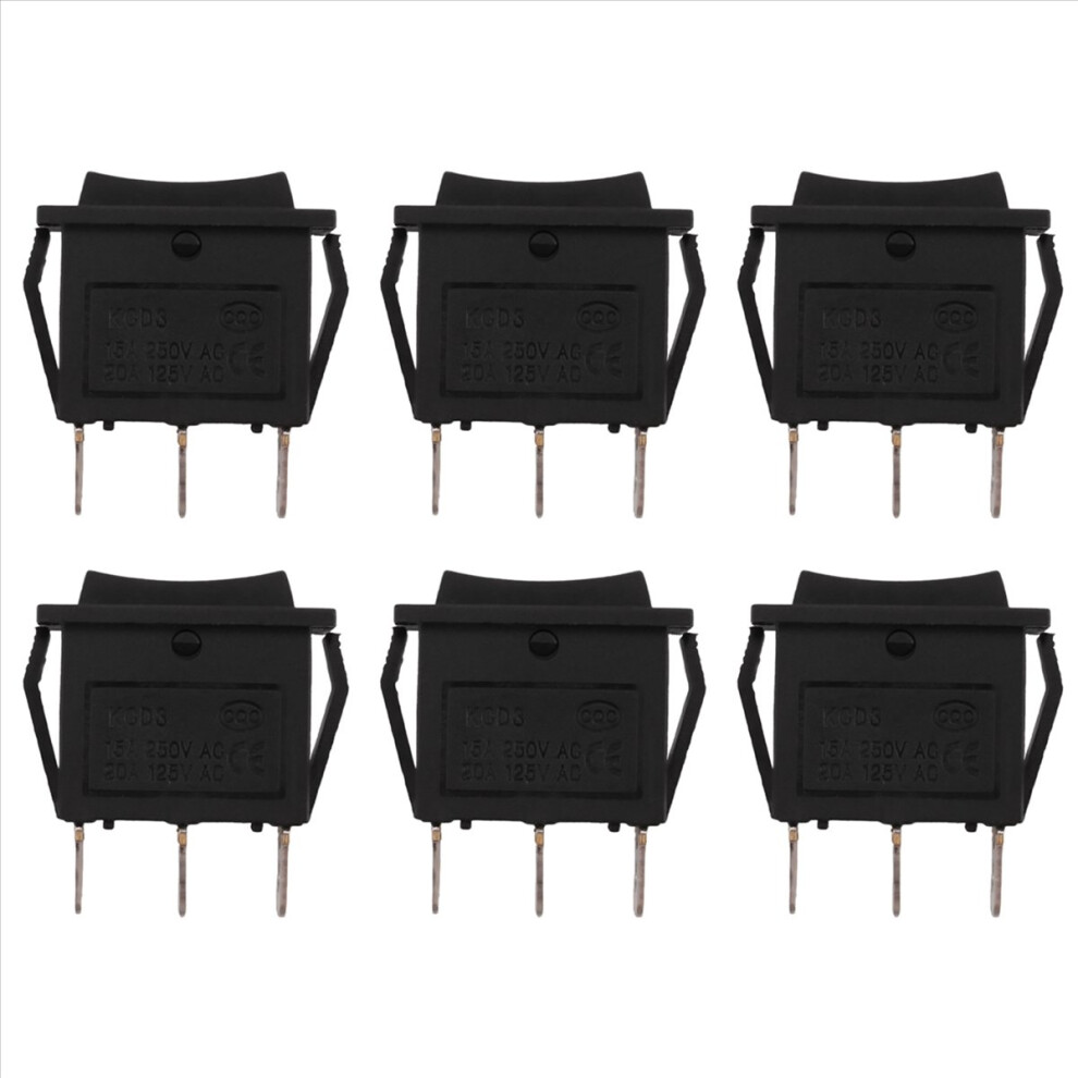 Ac15a/250V 20A/125V 3Pin Spdt On-Off-On 3 Position Snap Rocker Switch 4852508248752