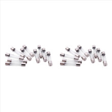 10 peças de fusíveis de tubo de vidro tipo explosão rápida 6x30 mm 250 V 3 amp