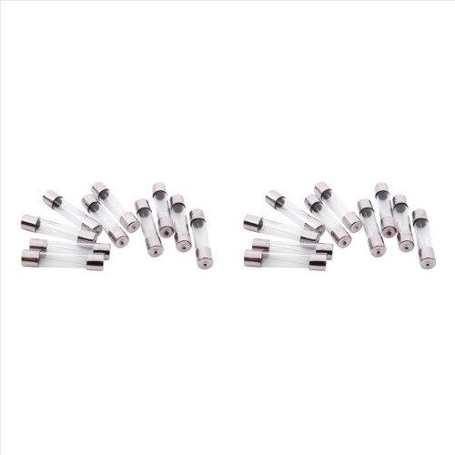 10 stk. hurtigblæsende glasrørssikringer 6x30mm 250V 3Amp