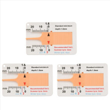 Medidor de profundidade de sulco de pneu para carro, motocicleta, trailer, van, roda