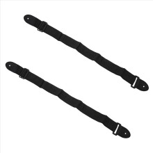 Gitarrengurt Ukulele Gitarre schwarz Nylon Enden