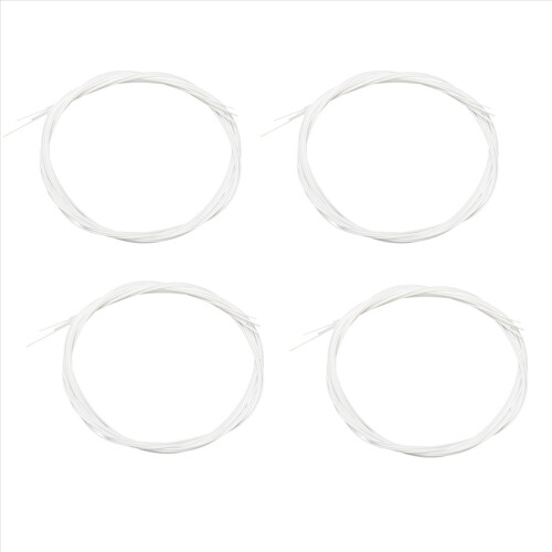 4 peças/conjunto de peças de reposição de nylon branco para 21 polegadas, 23 polegadas e 26 polegadas