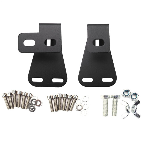 Suporte de dobradiça para macaco de elevação alta (par, preto) 2