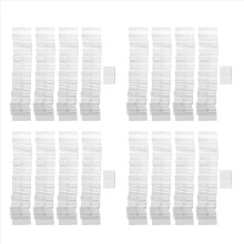 200Pcs Clear Plastic Label Holder Price Tag, for Storage Bins Labels