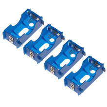 4Stk D-Zellen Batteriehalter Blau Kunststoff Für Parallele Serie