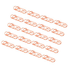 20Stk Kreative Metall Papierklammern Gold Memo Foto Halter