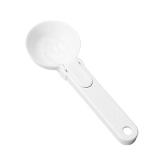 Weißer Eiscremelöffel Mit Klappgriff Für Eiscreme Und Joghurt