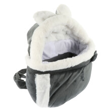 Weißer Winter Katzenrucksack Mit Großem Fassungsvermögen