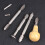 4 Pcs Hole Puncher Drills Single Head Cable Home Double Heads 5