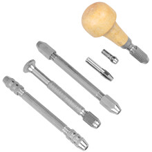 4Stk Handbohrer Set Aus Legierungsstahl Holz Für Heimgebrauch Bunt