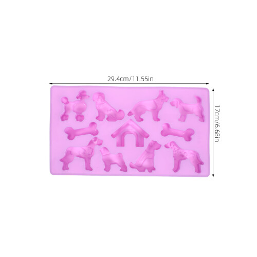 Silikonform Mit Hundeknochen (Zufällige Farbe) 2