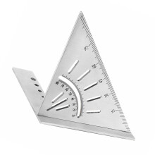 1Stk Präzises Tischler Maßband Edelstahl Markierlineal Silber
