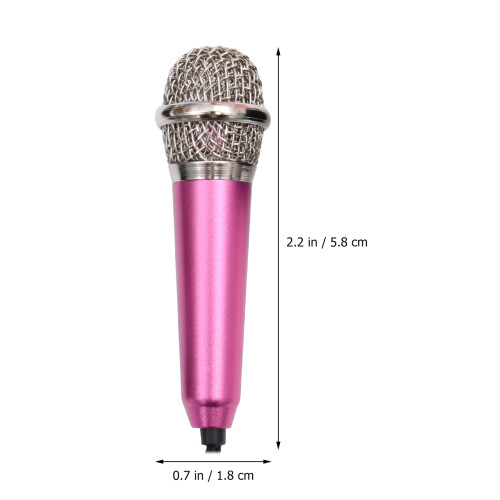 Mini Mikrofon Pink Wireless Lautsprecher Für Mobile Geräte 1