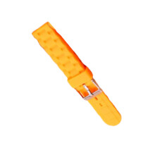1Stk Silikon Uhrband Orange Damen Ersatzband Weich Komfortabel Modisch