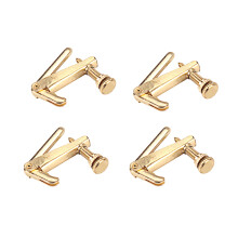 4Stk Violine Feinstimmer Aus Robustem Metall in Goldfarben