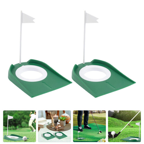 2St Oefen Putting Hole Cups Voor Golf Met Lichtgewicht Trainingstool 2