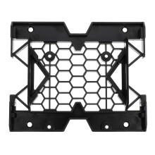 2Stk Front Bay Adapter Schwarz ABS Für 525 Zoll Hdd SSD Und Lüfter