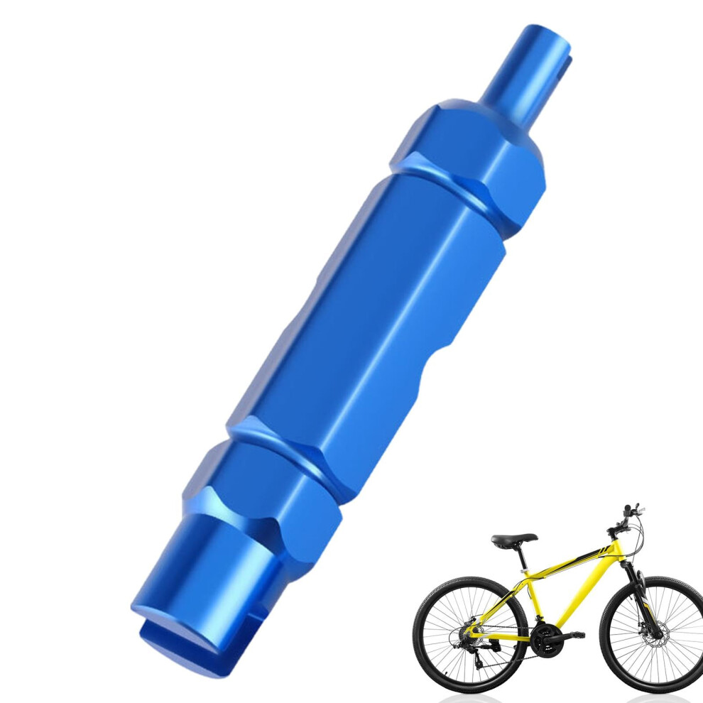 Tire Valve Core Removal Tool - Multi-Functional Auto Repair Valve Core Remover For Car Tires And Nozzle Tightening Blue 9084446888041