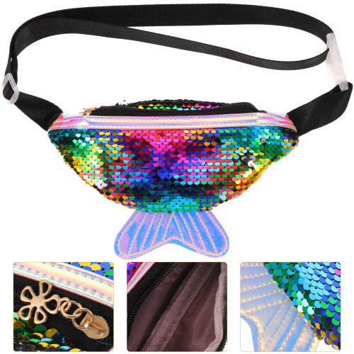 Gürteltasche Hüfttasche Paillettentasche Mode Kind 1