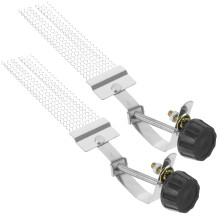 2Stk Robust Metall Snare Belt Für Schlagzeug Silber Farbiger Draht
