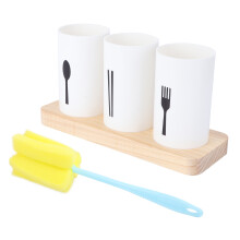 1 Stück Arbeitsplattenaufbewahrung Flache Tasse Aus Holz