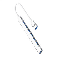USB Expansion Hub - Portable Ultra Thin Laptop Dock, Multi-Port USB Center for Windows and Mac, Stable Connectivity