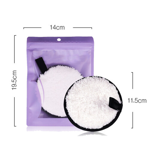 Gentle Reusable Plant Fiber Makeup Remover Pads, White, Multi-Function 1
