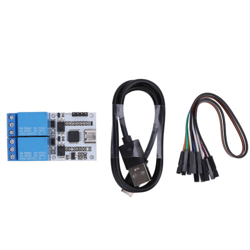 USB Relay Module 2 Channel 5V Smart Serial Control