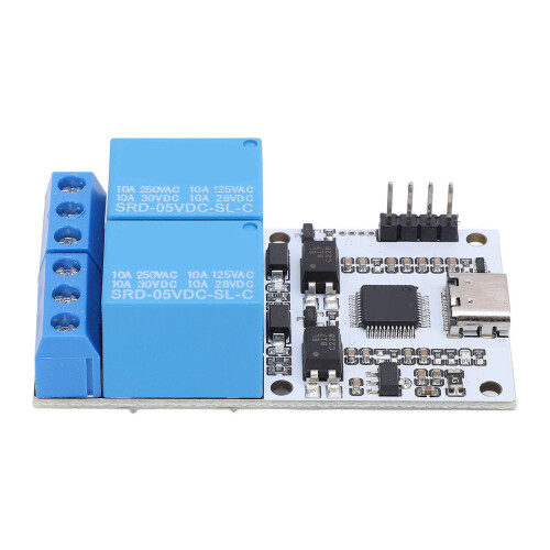 USB Relay Module 2 Channel 5V Smart Serial Control 1