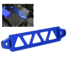 217mm Autobatterie-Spannbügel Halter aus Aluminiumlegierung Blau Universeller Befestigungshalter