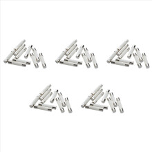 10 Peças AC 250V 15A 6x30mm Fusíveis De Tubo Branco+Argento