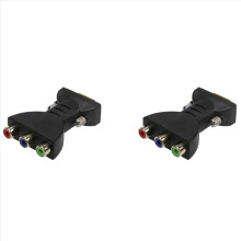 Adaptor jack video VGA cu 3 pini, de la RGB mamă la HD, tip mufă video, tip VGA, tip convertor