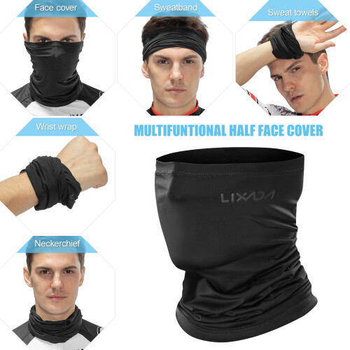 Lixada Cycle Half Face Cover Motorcycle Neck 2