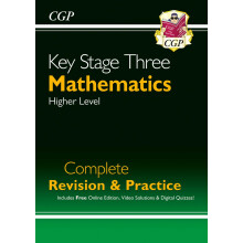 KS3 Maths Complete Revision & Practice ' Higher (includes Online Edition, Videos & Quizzes): for Years 7, 8 and 9 (CGP KS3 Revision & Practice)