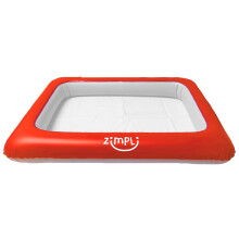 ZIMPLI Inflatable Play Tray, Children's Sandbox, Sensory Play Tray for Sand, Mud & Water, Easy to Use, Easy to Store Kids Sandpit