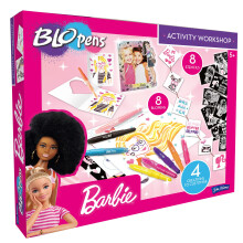 John Adams BLOPENS Barbie Activity Set - 8 BLOPENS, 8 Stencils