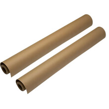 Hawksbill Brown Wrapping Paper Roll - 400mm X 30m (Twin Pack) - Recycled