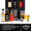 Jack Daniels Gift Set, 3x 5cl (Honey, Fire, JD) + Glass 4