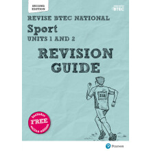 Pearson REVISE BTEC National Sport Units 1 & 2 Revision Guide inc online edition - for 2025 exams - Cover May Vary