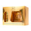 Au Vodka Gift Set, Blue Raspberry 5cl & Gold Glass 5