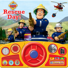Fireman Sam Novelty Gift Book - Rescue Day! (Steering Wheel Book) - PI Kids