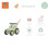 Orange Tree Toys Tractor Push Along Toy 4