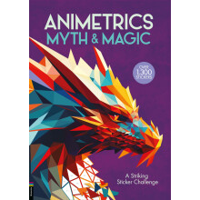 Animetrics Myth and Magic: A Striking Sticker Challenge (Sticker by Number Geometric Puzzles)