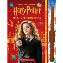 Harry Potter Spell & Potion Book: an official book & wand set: Official Book of Spells, Potions, and Creatures