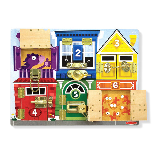 Melissa & Doug Melissa and Doug Wooden Latches Board 2