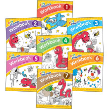 Jolly Phonics Workbooks 1-7: in Precursive Letters (British English edition)