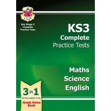 KS3 Complete Practice Tests - Maths, Science & English: for Years 7, 8 and 9 (CGP KS3 Practice Papers)
